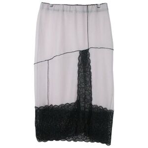 XS, S, M - FREE PEOPLE INTIMATELY Into You Half Column Slip Pink Black Lace NWOT